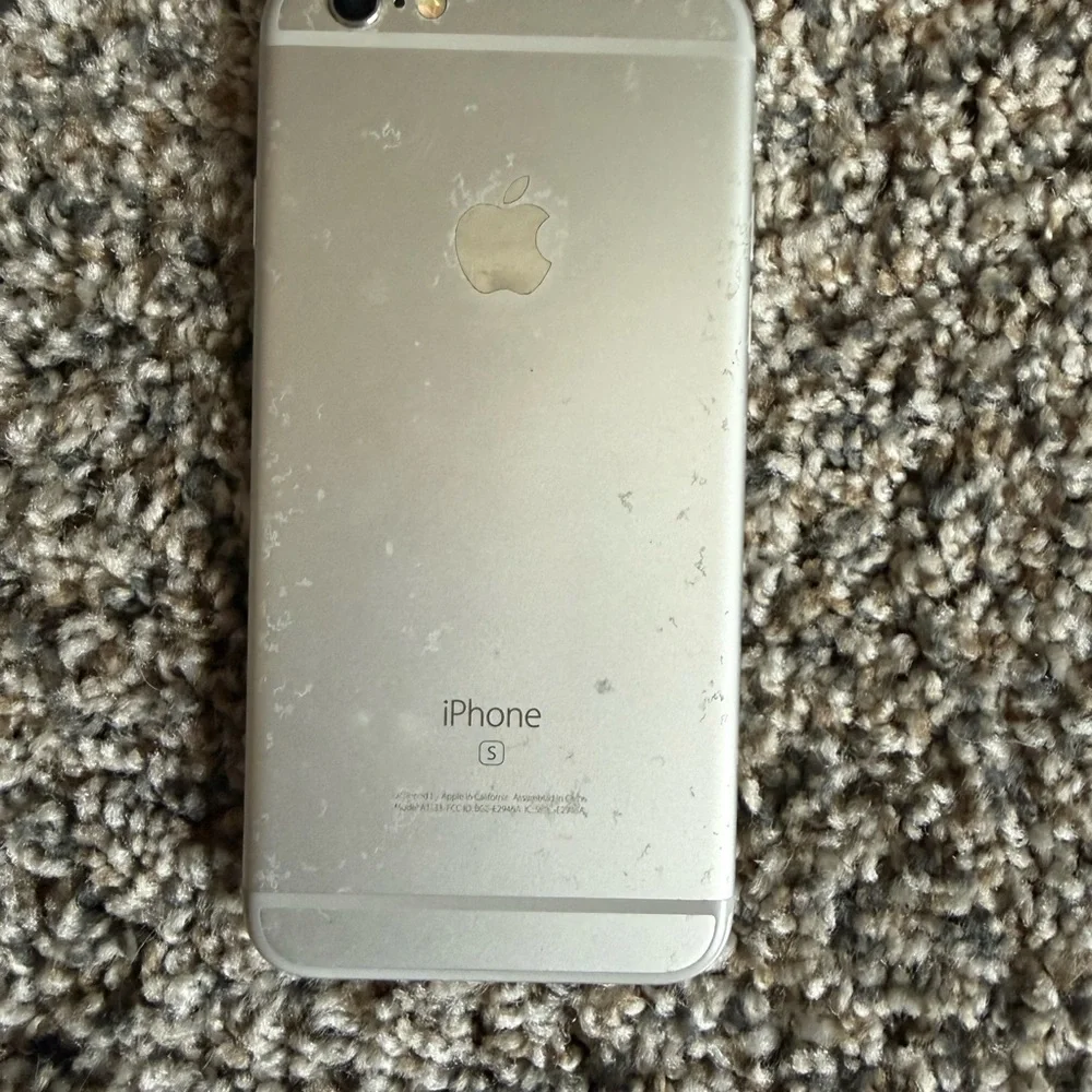Apple Smartphone with White Frame